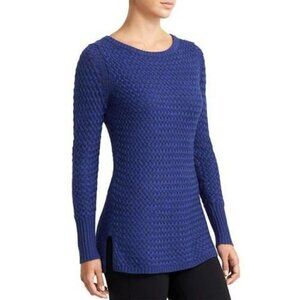 Athleta Cypress Blue Merino Wool Blend Sweater XS